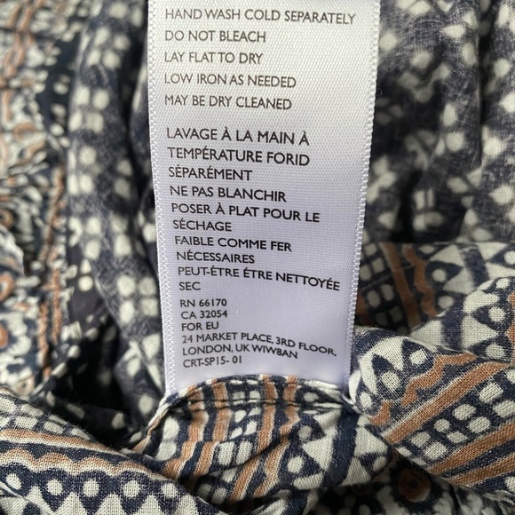 Cleobella Magdalena Mini Cotton Tie Waist Dress Size Small - Picture 9 of 11